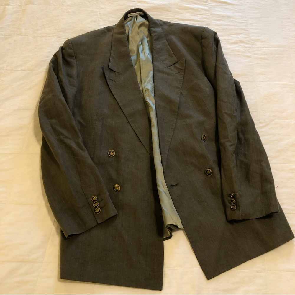Yves saint laurant linen sport coat, EUC